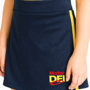 Short-saia em Malha Colegial com Friso