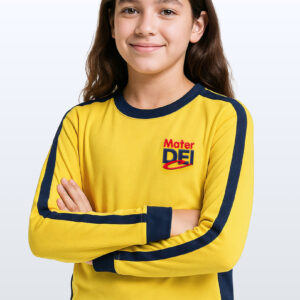 Camiseta Amarela Manga Longa