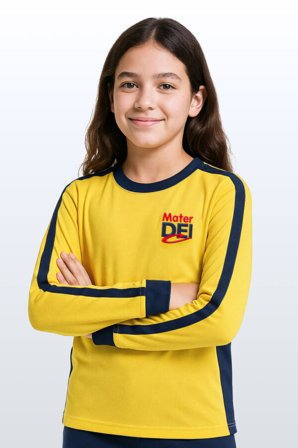 Camiseta Amarela Manga Longa
